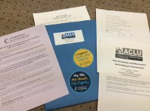 Materials from ACLU lobby day
